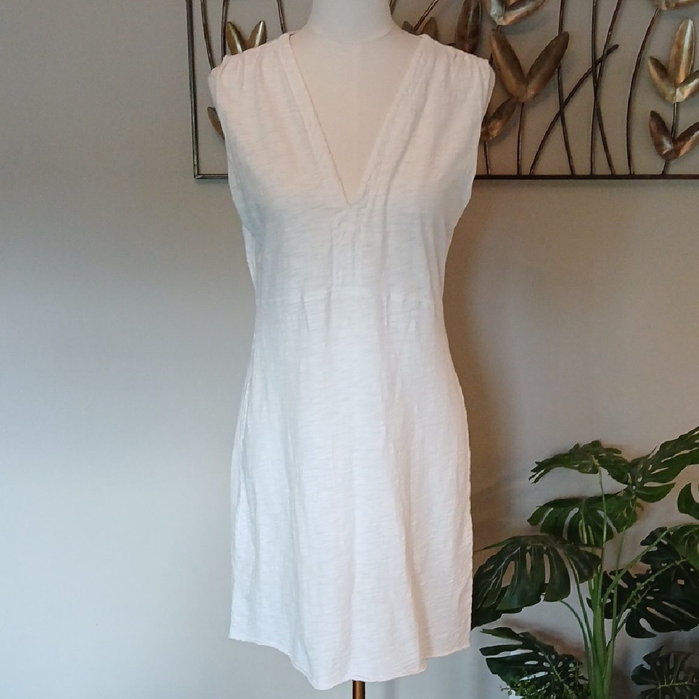 BB Dakota Earth Protect Resort Wear White Dress Sz L